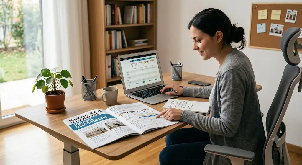 Guida alla scelta della migliore scrivania sotto i 200 euro per studio e smart working