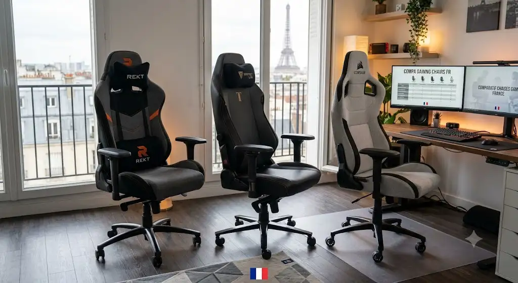 Sélection des meilleure chaise gamer france comparées pour le confort et l ergonomie
