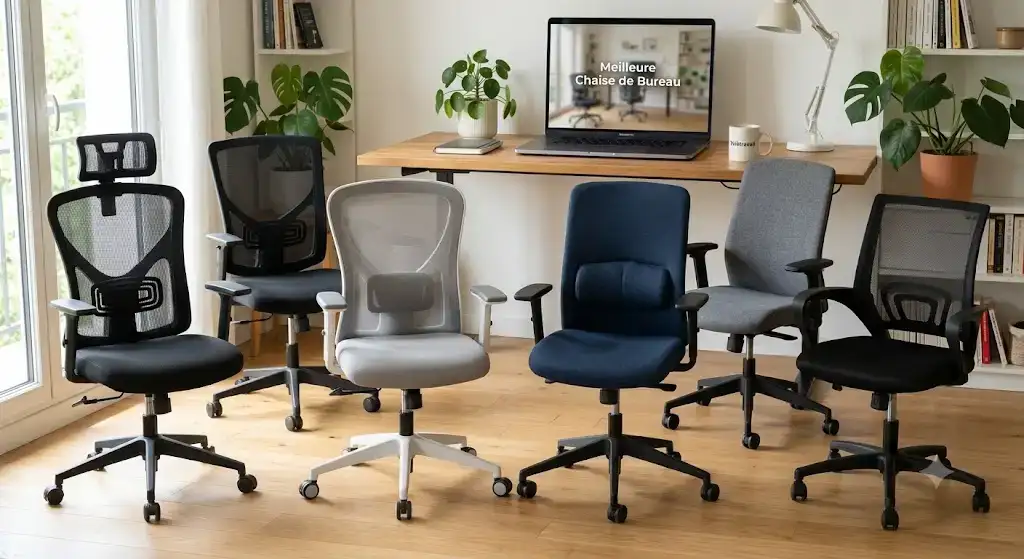 Sélection des meilleure chaise de bureau moins de 100 euros pour le télétravail.