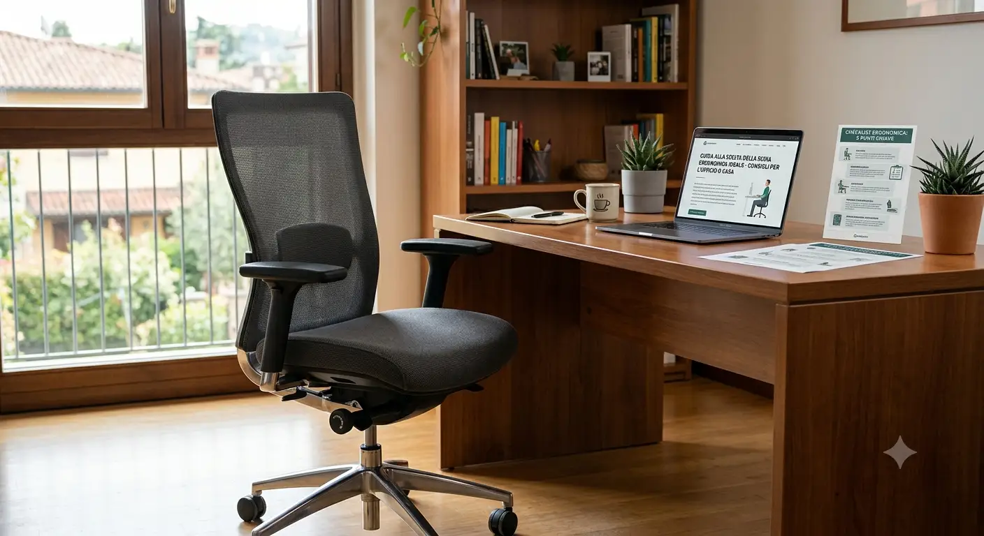 Guida alla scelta della sedia ergonomica ideale per lavorare in ufficio o da casa
